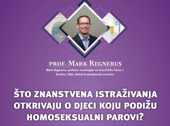 Profesor Regnerus u Zagrebu: Što znanstvena istraživanja otkrivaju o djeci koju podižu homoseksualni parovi?