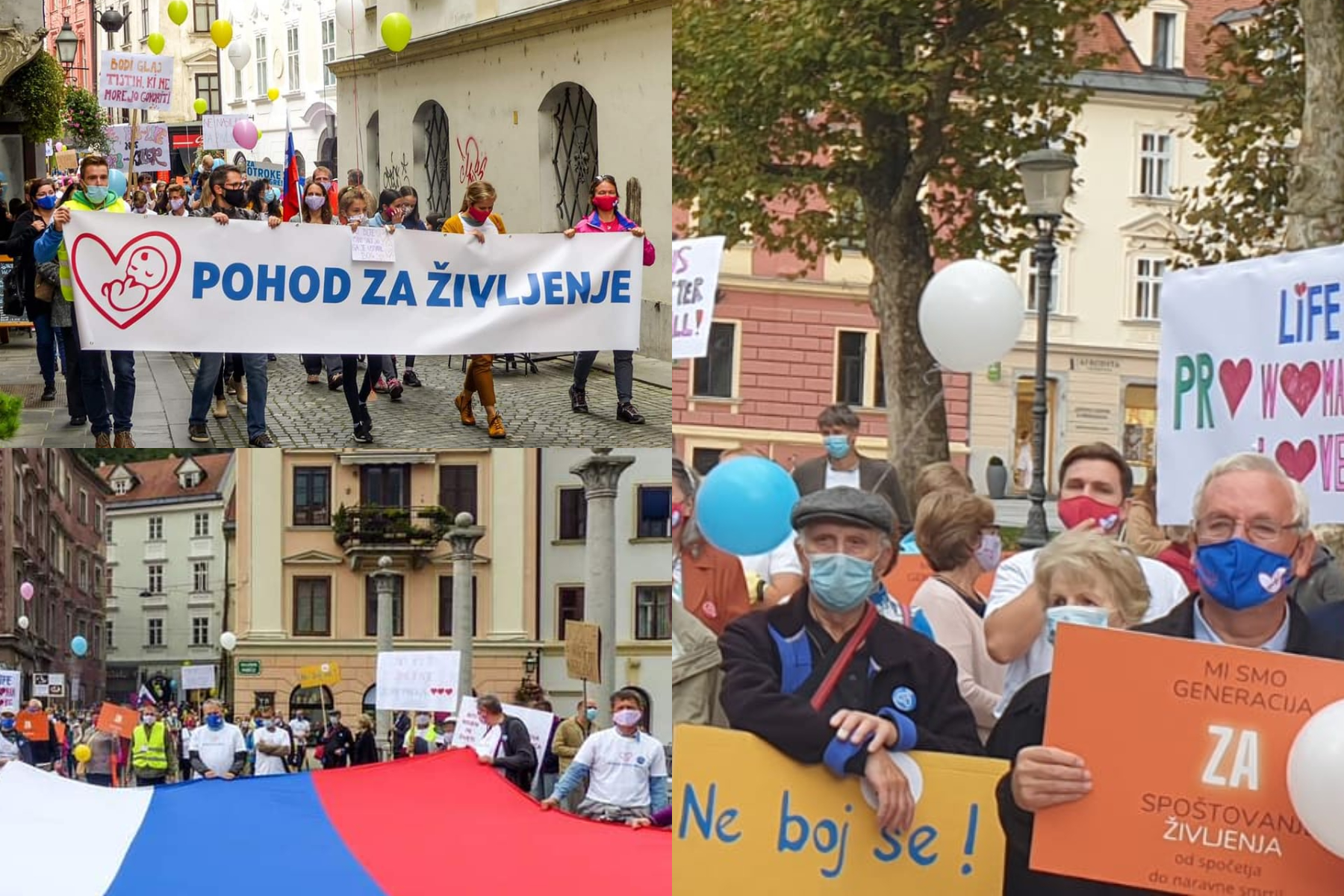 (FOTO) U Ljubljani održan prvi Hod za život: ‘Nerođena djeca ne mogu se boriti za svoja prava – zato trebaju nas’