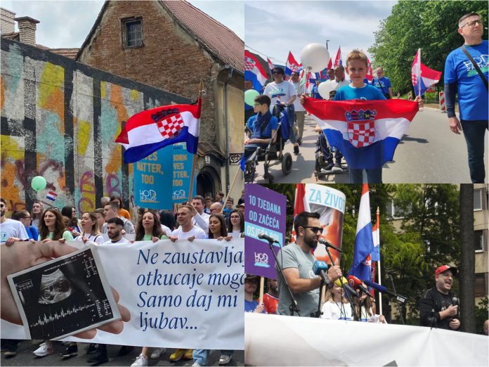 Hod za život u Zagrebu i Vinkovcima: Očekujemo zakon koji štiti pravo na život nerođenog djeteta
