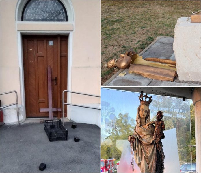Vandalizam iz Zagorja nije izoliran: Ovo su slučajevi napada na objekte i imovinu Katoličke crkve u 2022.