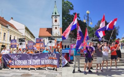 Objavljeni spotovi: Pogledajte kako je bilo na Hodu za život u Varaždinu i Zadru