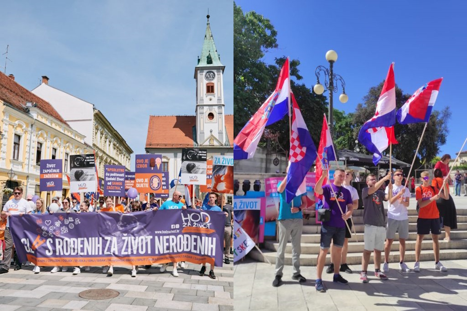 Objavljeni spotovi: Pogledajte kako je bilo na Hodu za život u Varaždinu i Zadru