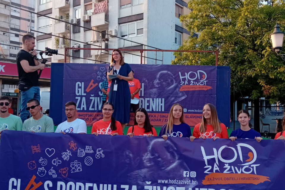 Maja Fabris na Hodu za život: Vrijeme je da Hrvatska postane zemlja dobrih prilika za obitelji