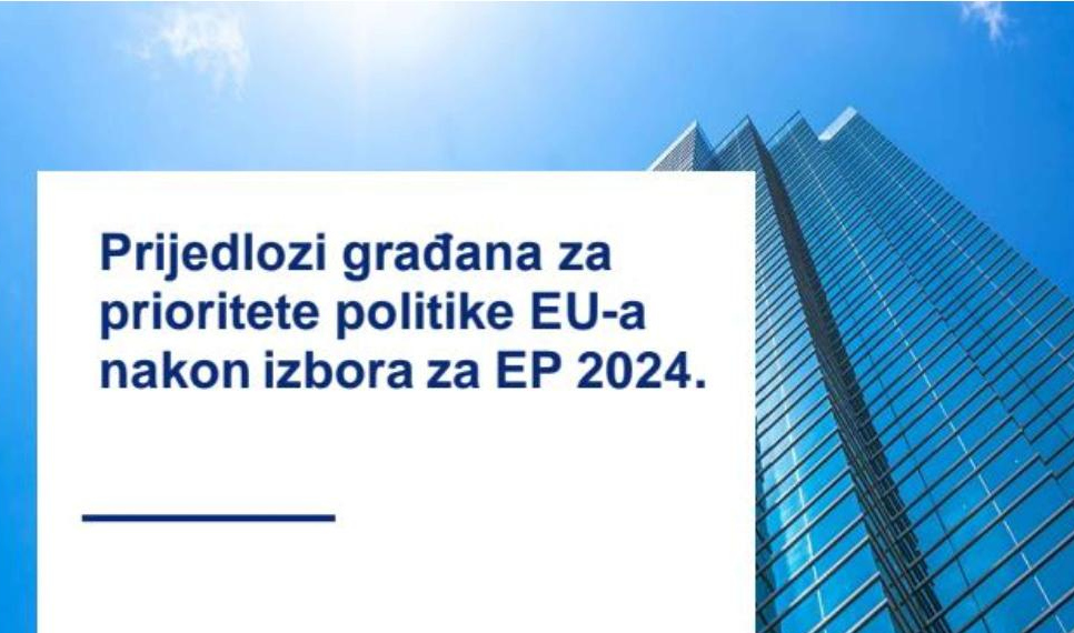 Prijedlozi građana za prioritete politike EU-a nakon izbora za EP 2024.