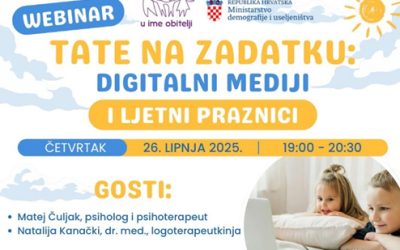 UIO organizira webinar: Tate na zadatku: digitalni mediji i ljetni praznici – prijavite se za sudjelovanje
