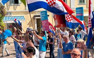 Izdvojeni prizori s Hoda za život u Rijeci