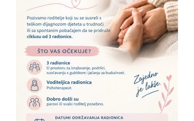 Niste sami: prostor za podršku, razumijevanje i novu snagu, prijavite se na radionicu
